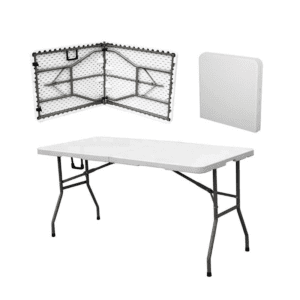 11.5kg White Plastic Folding Table Suitable For Parties