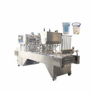 0.35kw Yogurt Packaging Machine Automatic Filling