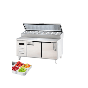 0~10℃ Stainless Steel Refrigerator Salad Prep Station