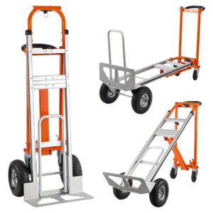 Heavy Duty 3-in-1 Foldable Aluminum Platform Hand Truck 350kg