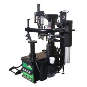10–26" Fully Automatic Tire Changer – Tilt Back Helper Arm