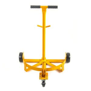 Carrello per fusti a basso profilo per impieghi gravosi per barili di petrolio da 55 galloni