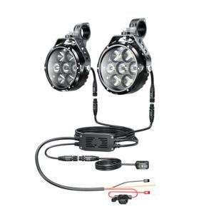 New IP68 Waterproof Ultra-Bright Auxiliary Dual Spotlight Motorcycle Lighting Retrofit Accessory