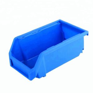 Plastic Tool Storage Bin Stackable And Hanging For Garage Use