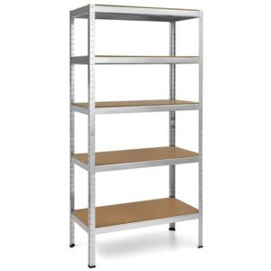 5-Tier Storage Racks for Garage & Warehouse - Boltless Galvanized Steel