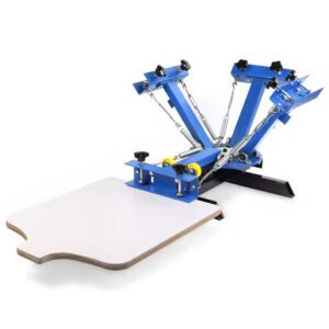 4 Color T-Shirt Screen Printing Machine DIY Platform