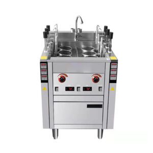 6-Basket Gas Noodle Cooker–Automatic Lifting for Restaurants
