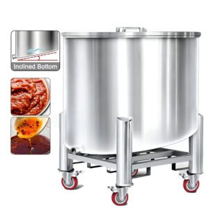 1500L Cream Storage Tank for Food and Cosmetic Production