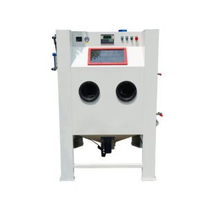 5-Gun Turntable Sandblast Equipment for Alloy Wheel Finishing