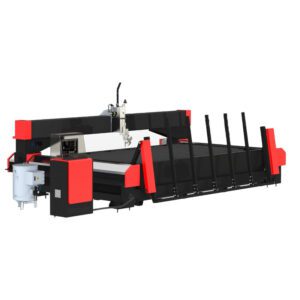 5-Axis CNC Waterjet Cutting 45° High-Precision Metal Parts