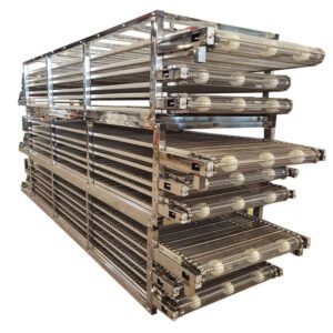 5–20 m/min Multi-Layer Mesh Belt Conveyor for Food Cooling