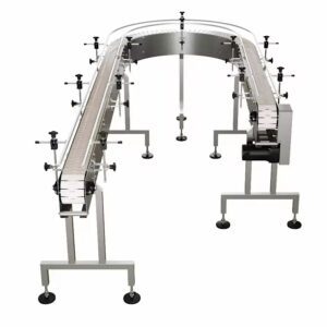 40 m/min Stainless Steel Chain Plate Conveyor for Glass Bottles