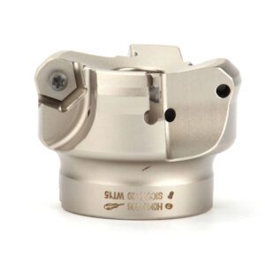 Indexable Face Mill Cutter 2" x 3/4" 45° Coolant Through 4 Flute HOKU08