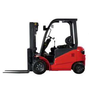 2T 4400LB Forklift Full Electric Powered Forklift 118" Lifting Height Battery Counterbalanced Forklift