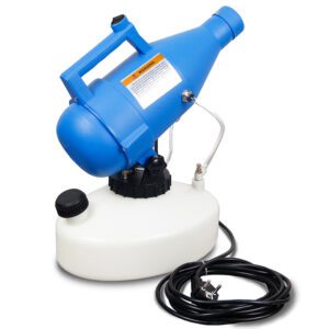Portable Fogger Sprayer 4.5L (1.2 Gallon) Electric ULV Portable Fogger Sprayer Machine Atomizer Mist Cold Fogger Machine Spraying Distance 30ft