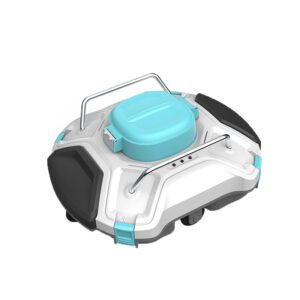 Cordless Automatic Pool Cleaner Strong Suction with Dual Motors Auto-Dock Robotic Pool Cleaner Deep Sewage Suction Machine