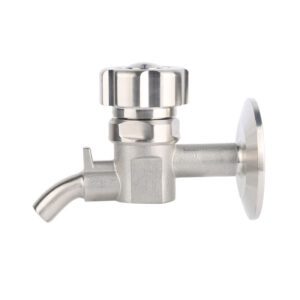 SS304 Stainless Medicine Sampling Valve Beer Sampling Valve Clamp End
