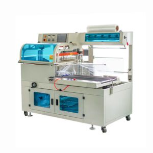 Automatic Cutting and Sealing Machine High Speed 18" W x 22"L L-Bar Packaging Machine Gift Box Plastic Heat Shrink Film Machine