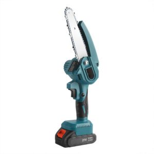 Electric Saw 6 Inch Rechargeable Lithium Electric Saw Home Cordless Battery Handheld Outdoor Brushless Electric Chain Saw