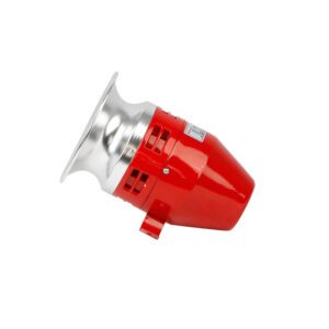 Motor alarm/siren (wind screw) metal shell, motor horn siren buzzer, alarm horn, air defense siren high decibel