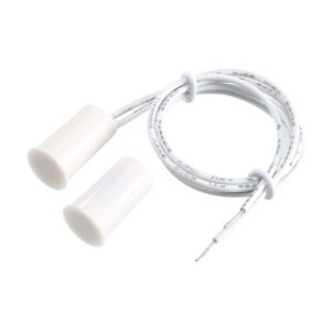 Magnetic Reed Switch NO Recessed Wired Window Door Contact Sensor for Home Security and Burglar Alarm Systems 5 Pcs