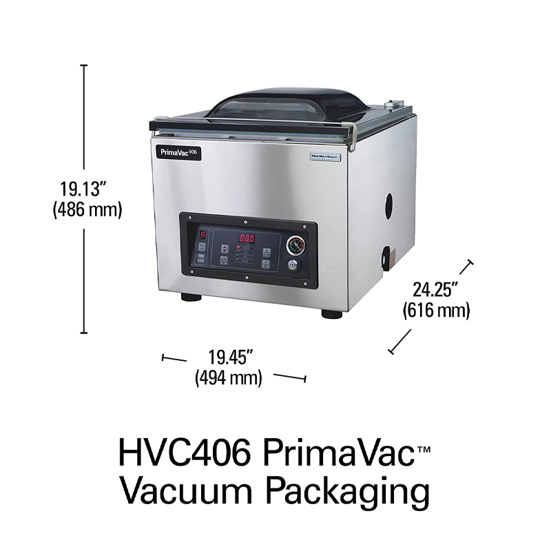 HVC305PrimaVac indoor vacuum sealer, stainless steel, NSF, 12-inch sealing strip, fresh-keeping sealing machine - Image 4