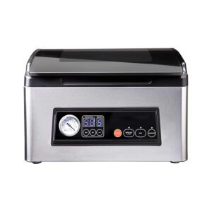 Vacuum sealing machine, wet food vacuum food sealing machine, meat sealing machine vacuum packaging machine, compact vacuum chamber sealing machine with 11.5-inch vacuum sealing machine rod