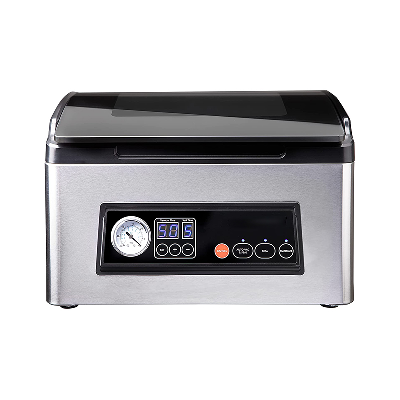 Vacuum sealing machine, wet food vacuum food sealing machine, meat sealing machine vacuum packaging machine, compact vacuum chamber sealing machine with 11.5-inch vacuum sealing machine rod