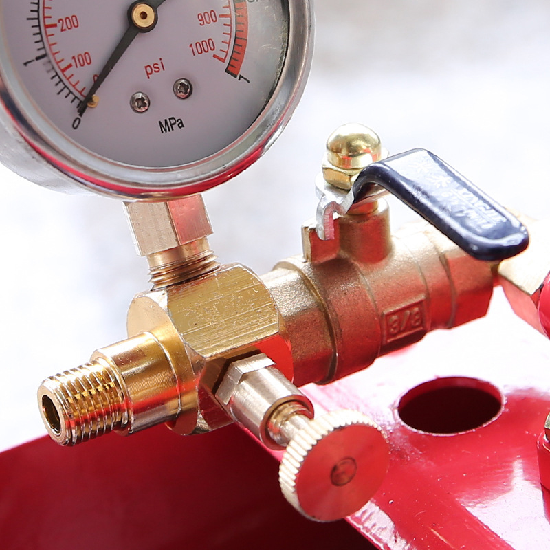 Manual pressure test pump, pressure pump, PPR water pipe pressure test, household 70kg pressure pump floor heating leak detector - Image 5