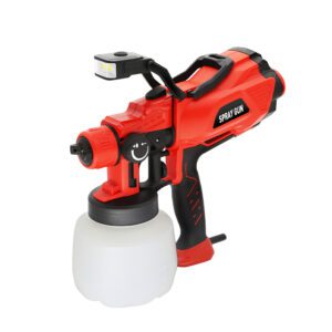 Multifunctional LED Electric Spray Gun, 550W High Pressure Atomizing Paint Spray Gun, 1200ml Container