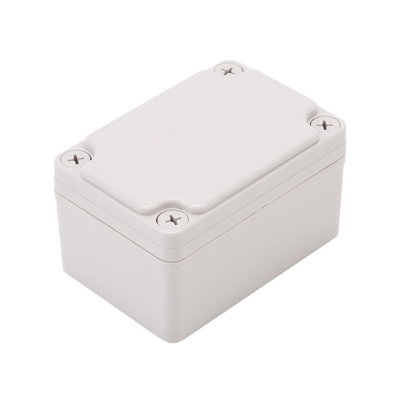 IP67 ABS Plastic Enclosures Junction Box 3.74" x 2.56" x 2.17" Thickness 0.098'' Light Gray Waterproof Plastic Enclosure Junction Box
