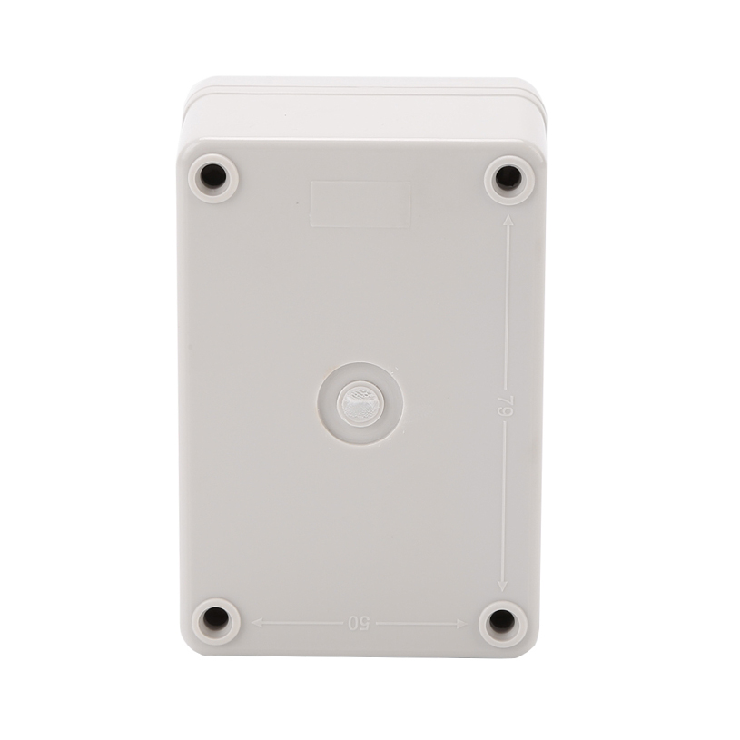 IP67 ABS Plastic Enclosures Junction Box 3.74" x 2.56" x 2.17" Thickness 0.098'' Light Gray Waterproof Plastic Enclosure Junction Box - Image 4