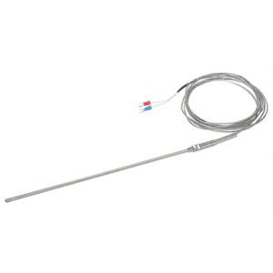 K Type Thermocouple Probe Waterproof Temperature Controller Sensor Stainless Steel 32 to 1112°F (0 to 600°C) 5x300mm 5ft