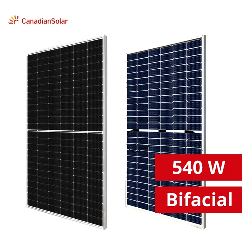 Monocrystalline Silicon Half Cell Pv Module 530w Bifacial Mono Solar Panel - Image 2