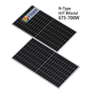 Risen Solar Photovoltaic Panels Bifacial Monocrystalline 675W 680W 690W 700W Solar Panel MOQ 10000Watt