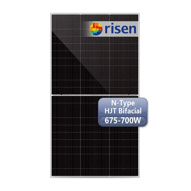 Risen Solar Photovoltaic Panels Bifacial Monocrystalline 675W 680W 690W 700W Solar Panel MOQ 10000Watt - Image 2