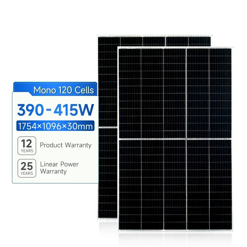 Risen Solar Half Cut Solar Panel 405W 410W Bifacial Solar Power Panel MOQ 10000 Watts - Image 2
