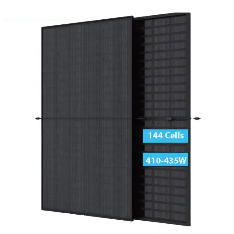 Trina Solar Full Black Trinasolar 435 Watts 150 Cell Solar Panel Fotovoltaico PV Solar Module Watt