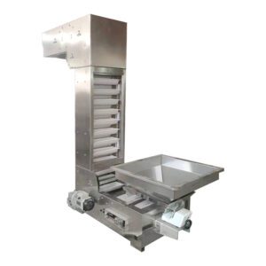 Stainless Steel Hoists 0.5T/H 5KW Grain Powder Granular Material Automatic Feeding Hoists Z Type Bucket Elevator for Food Industry