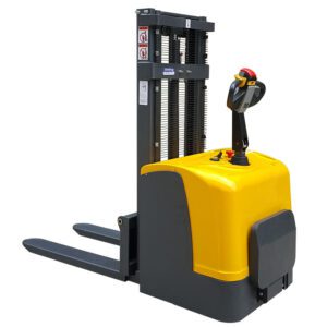 2T Standing Driving Electric Forklift 1.6/ 2/ 2.5/ 3/ 3.5/ 4/ 4.5M Hydraulic Lift Automatic Stacker High Efficiency Electric Forklift