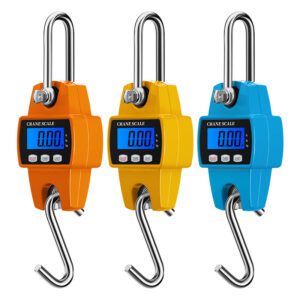 Portable Hanging Scale 300KG Industrial Scale Miniature Metal Hook Scale Multiple Colour LCD Smart Electronic Hook Scale