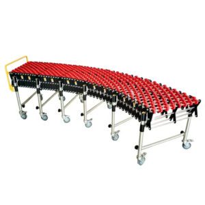 Gravity Flexible Expandable Plastic Skate Wheel Roller Conveyor