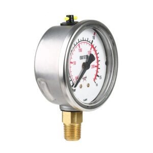 Manometer Liquid Filled Pressure Gauge,Liquid Filed Pressure Gauge Oiled Filled Manometer