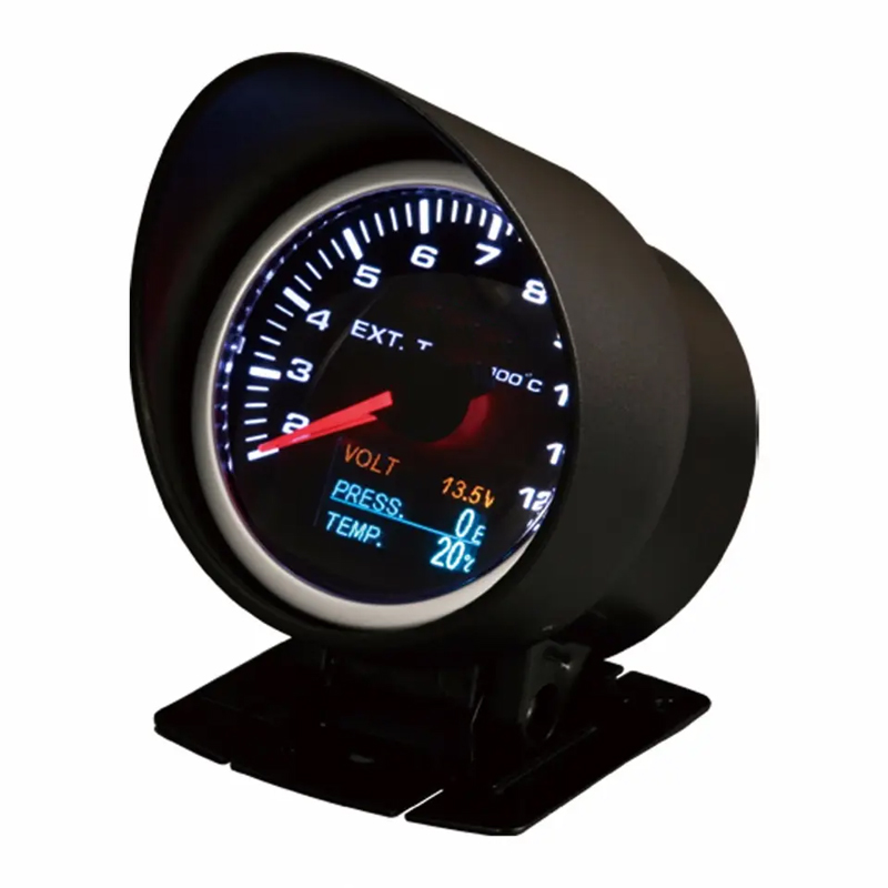 60mm 4in1 Oil Pressure Gauge Kit Plus OLED Digital DC Volt Meter 12V Oil Temp meter gauge Water Temp sensor Racing Auto Gauge - Image 3