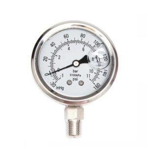 Stainless Steel 1/4 npt 160 psi DIgital Oil Filled Pressure Gauges