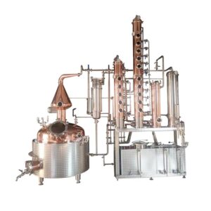 Copper Distillery Equipment 1000L Pot Columns for Gin Vodka Whisky Brandy Rum