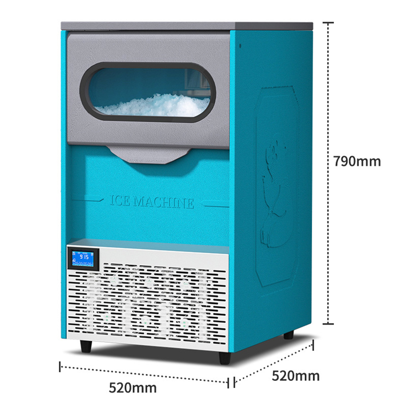 Ice Machine 120kg/24h Small Fully Automatic Granular Ice Snow Ice ...