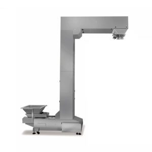 Z Type Bucket Elevator 3m³/h 304 Stainless Steel Vertical Lifting Feeding Conveyor for Multi-Function Weighing Packaging Machine