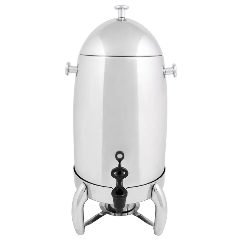 5 Gallon Coffee Urn Buffet Stainless Steel Heavy-duty Large Hot Tea Milk Dispenser Coffee Urn With Chrome Accents