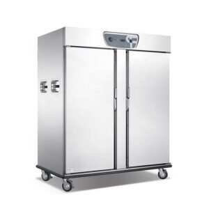 Two Door Food Warmer Cabinet Cart 30℃～85℃ 22 Layers Hotel Restaurant Upright Heated Holding Cabinet